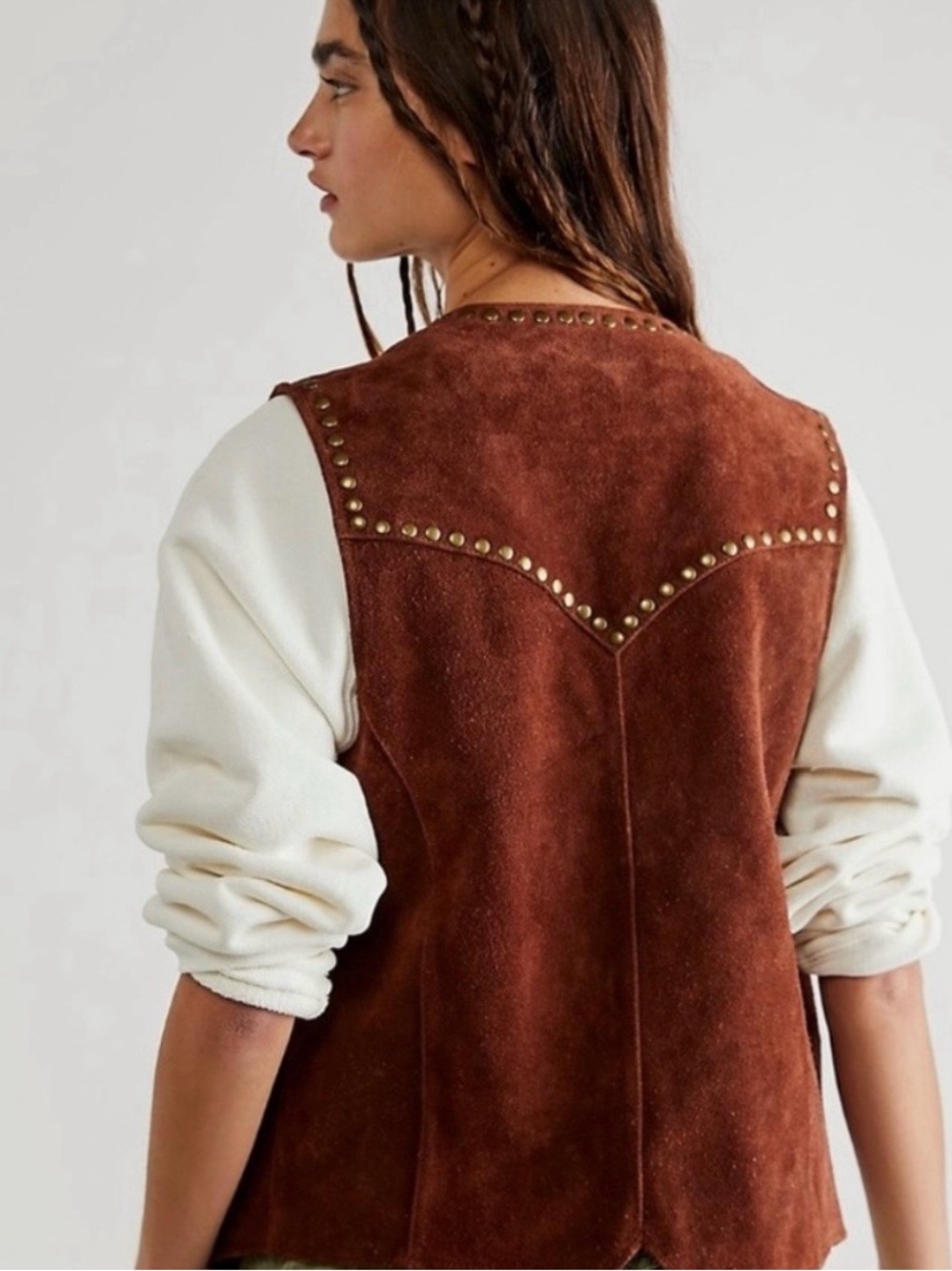 Free People Suede Vest